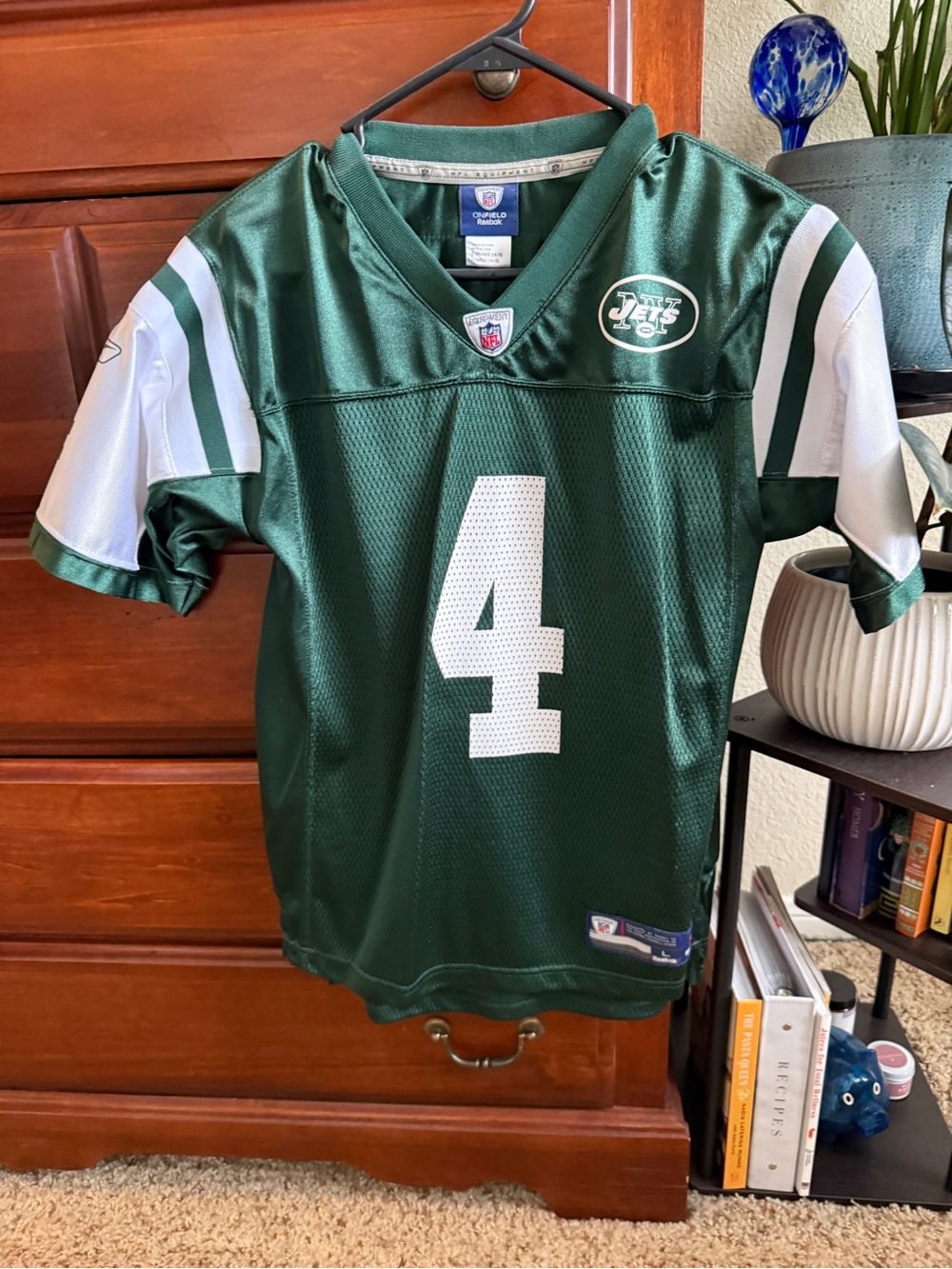 Reebok NFL Brett Favre New York Jets Jersey